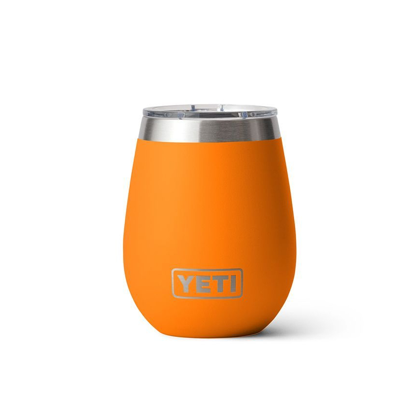 YETI RAMBLER 10 OZ WINE WITH MAGSLIDER LID TUMBLER -KING CRAB ORANGE