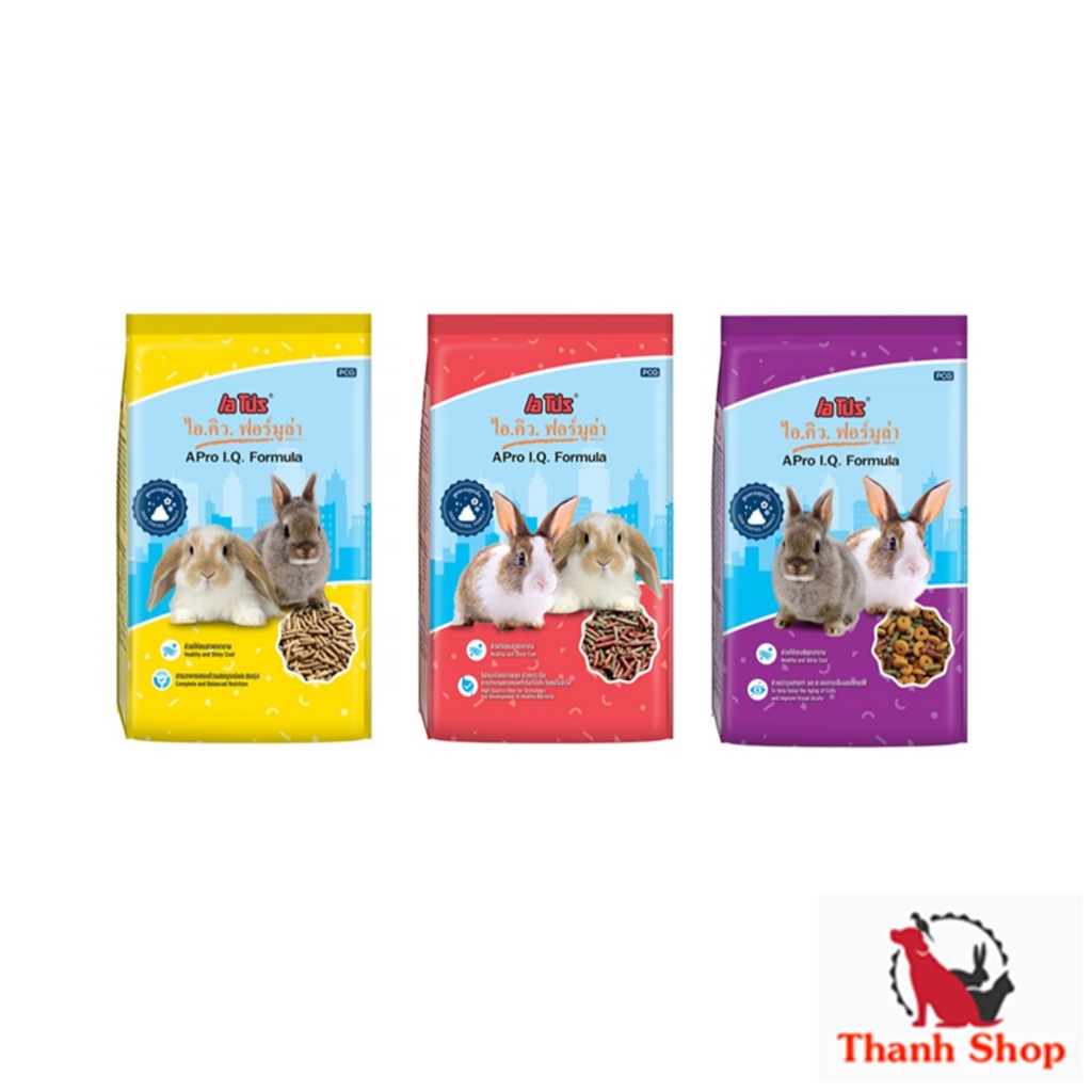อาหารกระต่าย เอโปร ไอคิว ฟอร์มูล่า APro I.Q. Formula Rabbit Food  1 Kg.