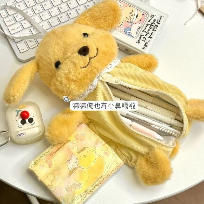 กระเป๋าใส่ดินสอรูปสัตว์สำหรับกลับไปโรงเรียน กระเป๋าใส่ดินสอรูปตุ๊กตาการ์ตูน ความจุขนาดใหญ่ กระเป๋าเครื่องเขียนโรงเรียน - รูปที่ 4