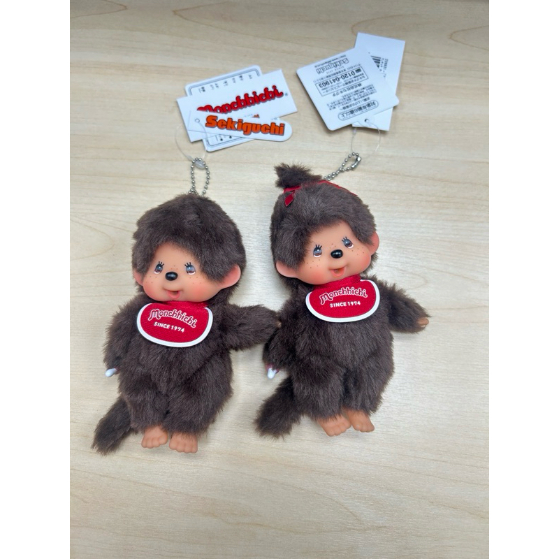 พร้อมส่งจากญี่ปุ่น 🇯🇵 พวงกุญแจ Monchhichi Girls/Boysไซส์ S สูง 16 cm แท้100%