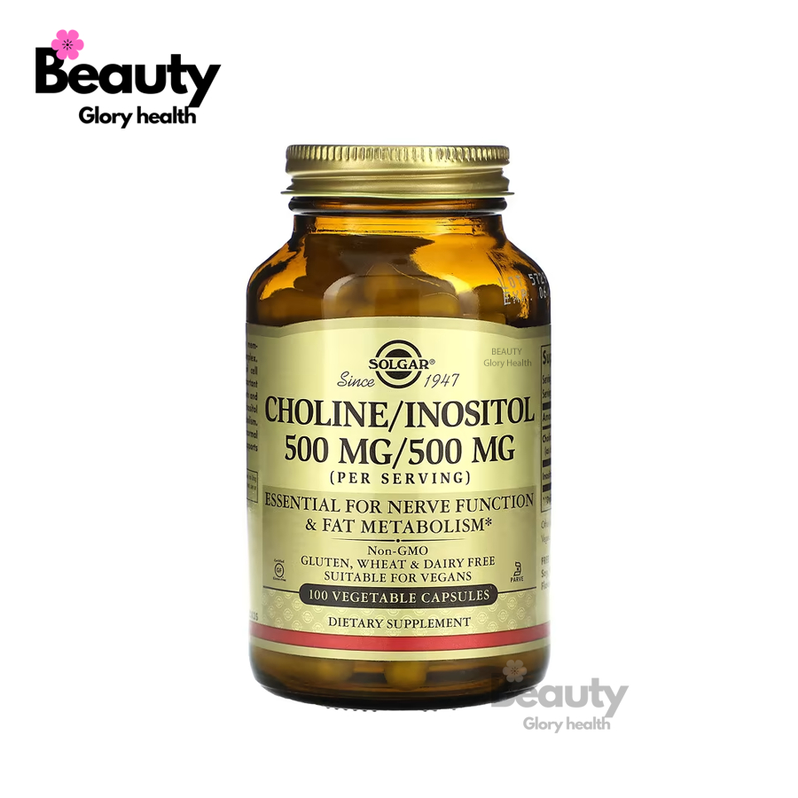Solgar, Choline/Inositol, 100 Vegetable Capsules