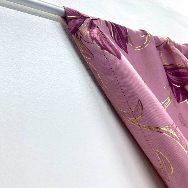 ผ้าม่านหน้าต่างสอดลวดลายเฟื้องฟ้า(ผ้าหนา)ชายแบบผ้าไม่ติดตุ้งติ้งแบบเรียบเรียบ(ราคาต่อ 1 ผืน) - รูปที่ 7