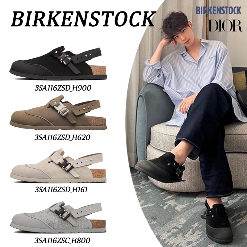 แท้💯% รองเท้า รองเท้าแตะ DIOR By Birkenstock Tokio รองเท้าแตะผู้ใหญ่