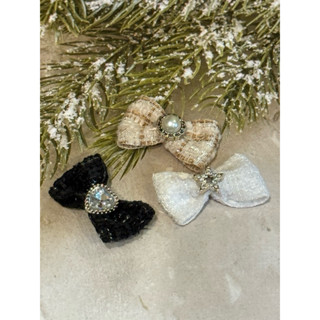 โบว์ติดผมน้องหมา แบบคู่ handmade