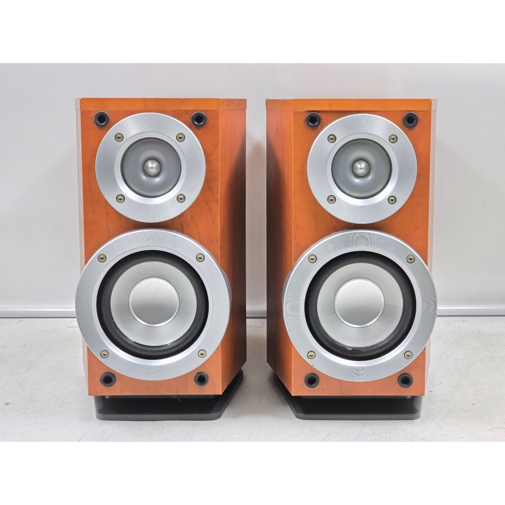 BB38 ลำโพงมือสองญี่ปุ่น 1 คู่ (309) PANASONIC SB-PM3 Bi-wire 30W 6 โอห์ม Woofer 3.5 นิ้ว Size ตู้ 15