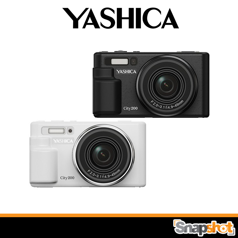 YASHICA City 200 Digital Camera (Black / White) 10X Optical Zoom กล้องดิจิทัล ประกันศูนย์ 1 ปี Yashi