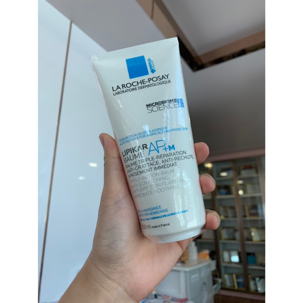 La Roche-Posay LIPIKAR BAUME AP+M 200 mLสำหรับภูมิแพ้ผิวหนัง ผื่นผิวหนังอักเสบ ผิวแพ้ง่าย บอบบาง exp1/4/26