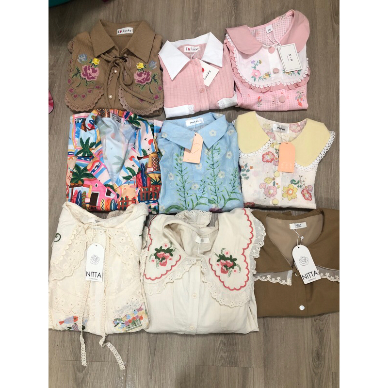 พร้อมส่ง เสื้องานป้าย Wela happy 0nek ploylada N•N Nitta