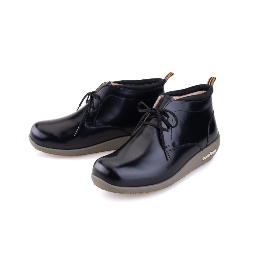Dortmuend Chukka Boots JS881 093-000 Gloss Black รองเท้าสุขภาพ สำหรับผู้ที่ยืนและเดินนาน