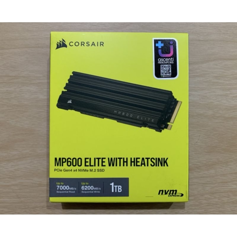 CORSAIR MP600 ELITE WITH HEATSINK 1TB