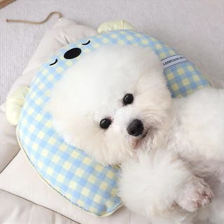 [🚚 พร้อมส่ง] หมอนสัตว์เลี้ยง ถอดปลอกได้ Lindy Plaid Pet Pillow หมอนรองคอแมว สัตว์เลี้ยง หมา