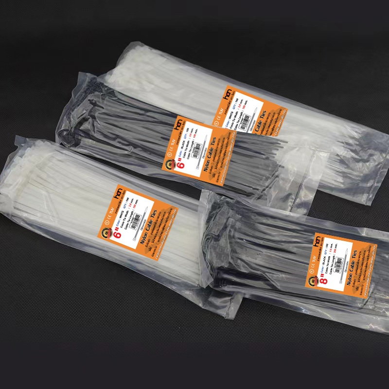 เคเบิ้ลไทร์ 100เส้น Cable Tie 4/6/8/10/12นิ้ว สายรัดไนล่อน หนวดกุ้ง สายเคเบิ้ลไทร์ Nylon Plastic ขายส่ง จังหวัดปท