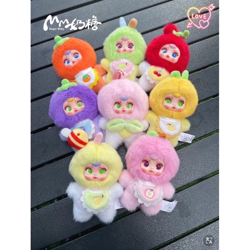 [สินค้าพร้อมส่ง] พวงกุญแจตุ๊กตา MM Naitang Fruit แบบจุ่มและเช็คการ์ดนะคะ