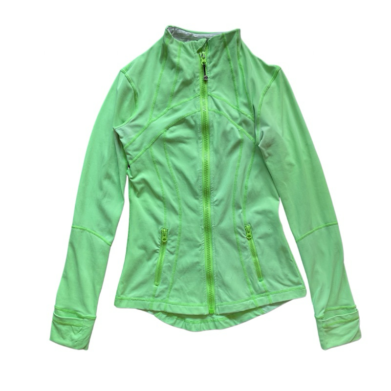 Lululemon Define Jacket Neonเสื้อออกกำลังกายมือสอง