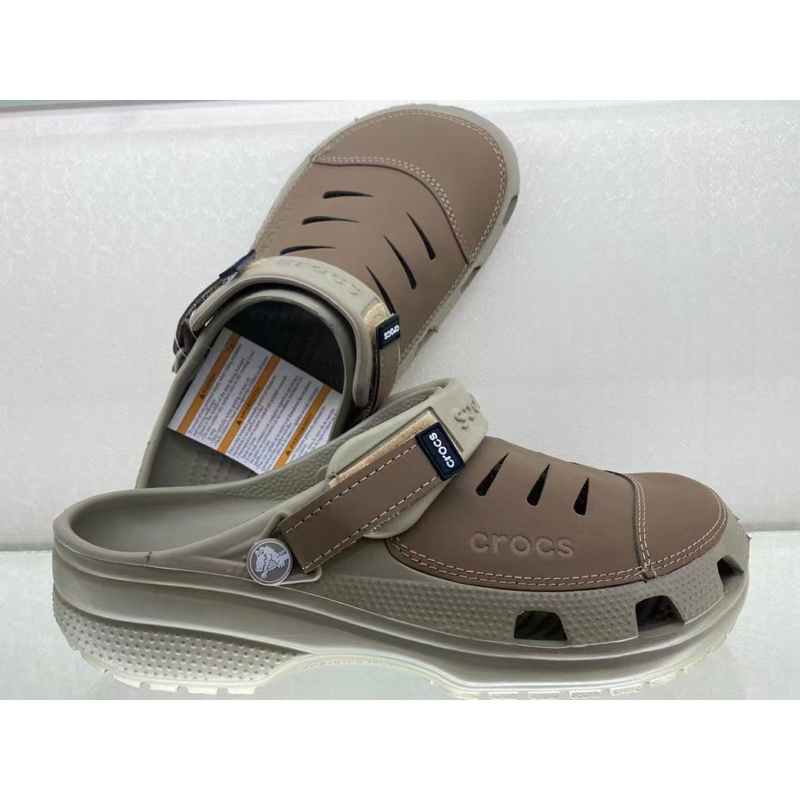 รองเท้าสวมหัวโตของผู้ชายแบบหนังรัดส้นมีไซด์ 40 ถึง 45