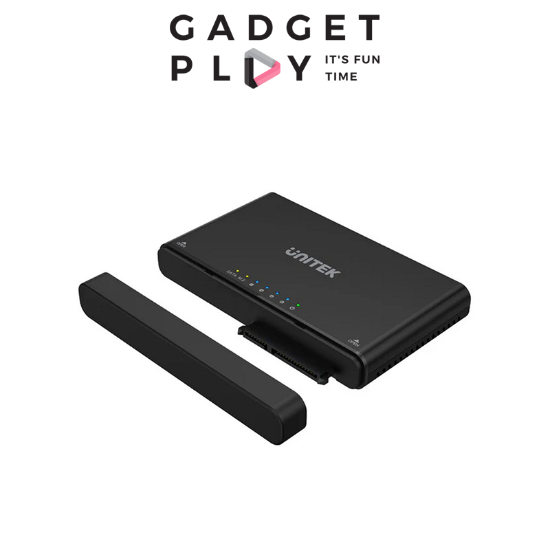 UNITEK SolidForce+ USB-C to PCIeNVMe M.2 SSD Enclosure plus SATAIII Adapterwith Offline Clone