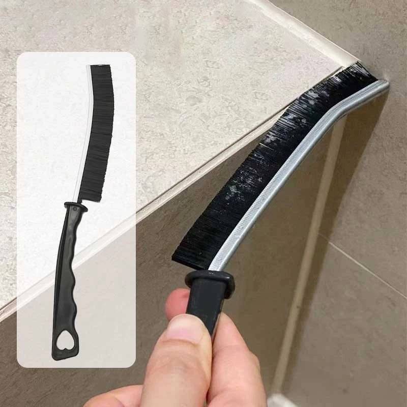 เกรดดีที่สุด แปรงขัดร่องแบบยาว แปรงขัดมุม ยาแนว ร่องหน้าต่าง ช่องว่าง แปรงทําความสะอาดกระเบื้อง ไนลอนพรีเมี่ยม