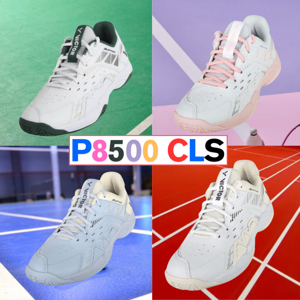 VICTOR P8500CLS: รองเท้าแบดมินตันสำหรับมือใหม่ ทนทาน คล่องตัวทุกจังหวะ