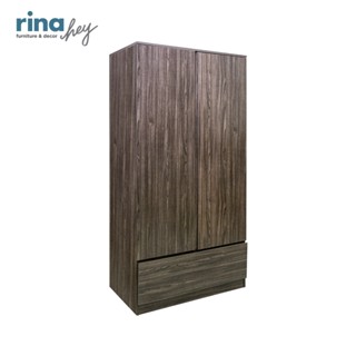 Rina Hey ตู้เสื้อผ้า 2 บานเปิด รุ่น NORM/2