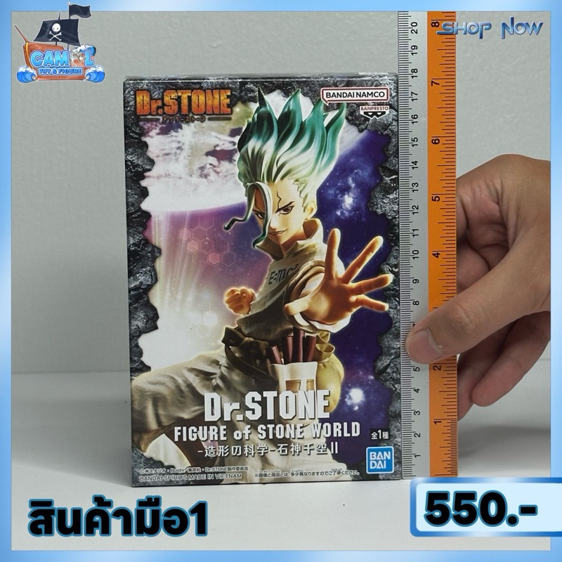 ฟิกเกอร์ Dr.STONE FIGURE of STONE WORLD มือ1 ของแท้ JP