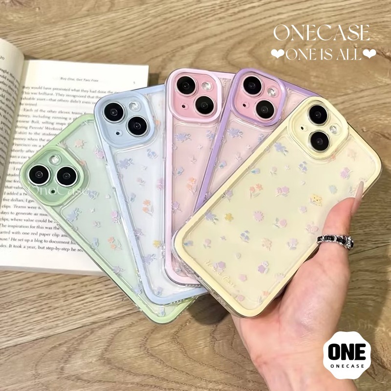 เคสไอโฟน7 สำหรับ IPhone 13 12 16 15 11 14 Pro Max XS XR X Max 8 Plus SE 2020 สีลูกกวาด ทิวลิป เรียบง่าย แฟชั่น แฟนซี เคส - รูปที่ 6