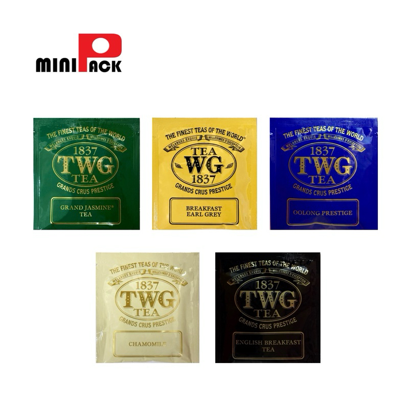 แบ่งขาย 1 ซอง TWG TEA ชาทีดับบลิวจี นำเข้าจากสิงคโปร์ ชาพรีเมี่ยม ขนาด 2.5 กรัม