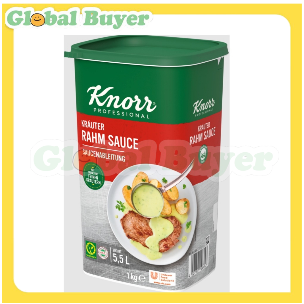【 Expiration Date 10/2025 】Knorr Vanilla Cream Sauce 1000g EXP:10/2025