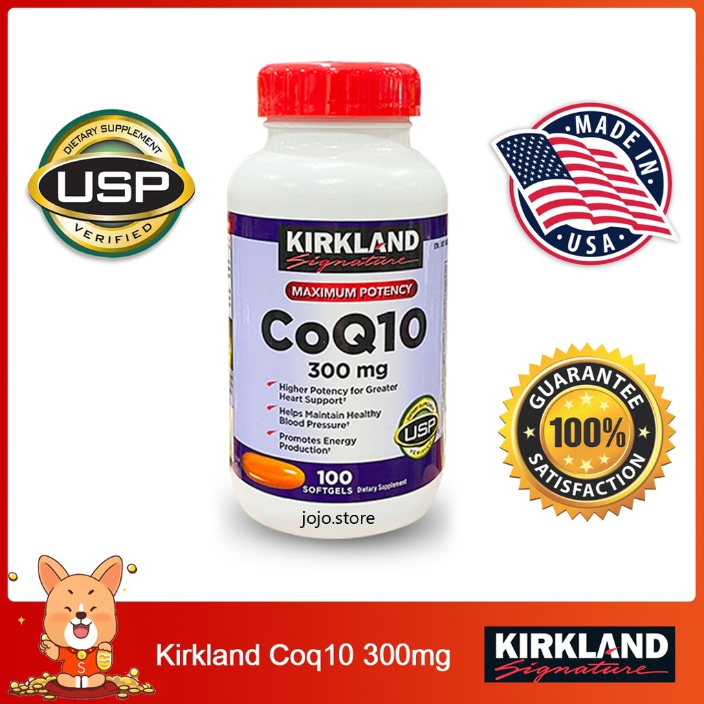 (Exp.03/2027)Kirkland coq10 300 mg 100 softgels Kirkland coq10