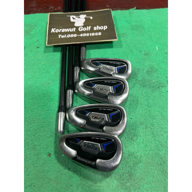 ไม้กอล์ฟมือสอง ชุดเหล็ก IGNIO Fires You Up 689P ( 4ชิ้น ) Flex R กริปดี