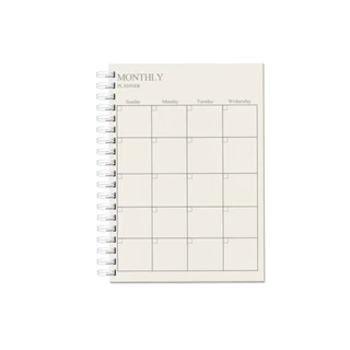 Saengroong สมุดสันห่วง สมุดแพลนเนอร์ Daily Weekly Monthly สมุดPlanner ขนาด A5 เนื้อถนอมสายตา / เล่ม