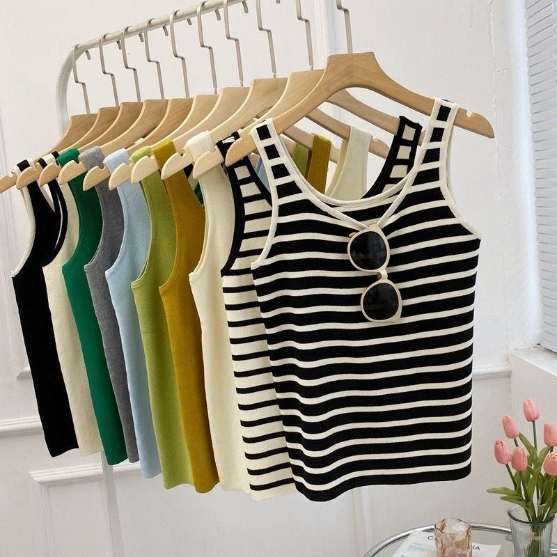 [ A90 ] WARA เสื้อกล้ามไหมพรม หน้าร้อน