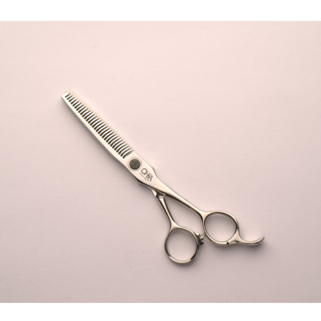 กรรไกร OHKA SAKURA รุ่นOhka5 (รหัส510) กรรไกรซอยฟันปลา ขนาด 6 นิ้ว มือขวา  มีรับประกันแท้ 100%