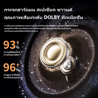 【รับประกัน 3 ปี】OWS Air Conductor สเตอริโอหูฟังบลูทู ธ หูฟังที่ซ่อนอยู่พร้อมไมโครโฟน HD พูดคุยกันน้ำ
