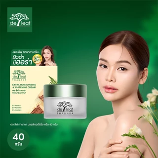 เดอ ลีฟ ทานาคา มอยซ์เจอร์ไรซ์ซิ่ง แอนด์ ไวท์เทนนิ่ง ครีม 40กรัม