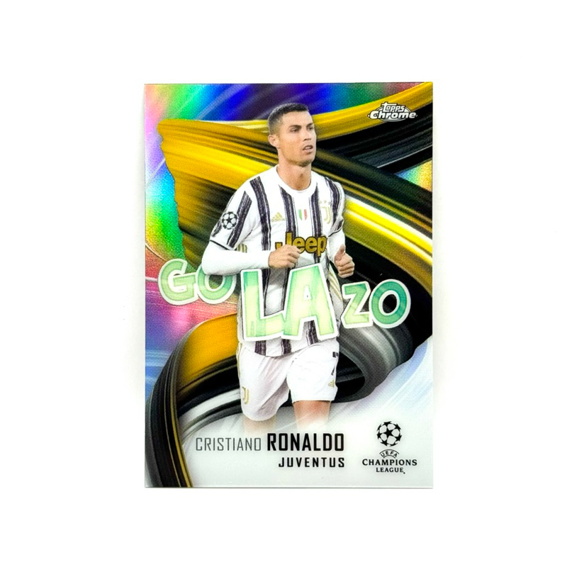 Topps Chrome UCL 20/21 Cristiano Ronaldo Juventus Golazo