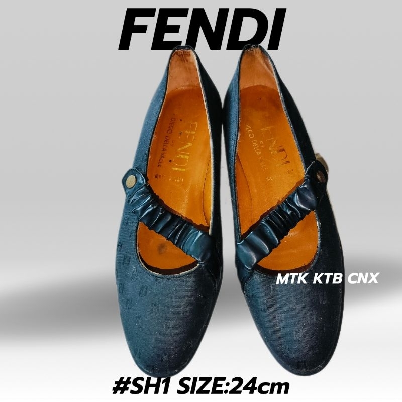 รองเท้าFendi vintageแท้มือสองญี่ปุ่น#SH1