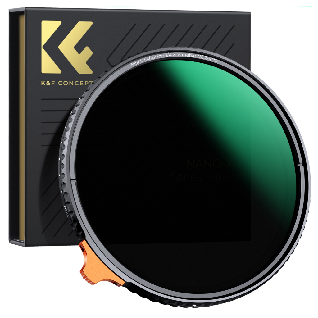 K&F CONCEPT ND Filter 49mm NDLens Filter Fixed Value ND Filter Infinitely Adjustable ND Filter