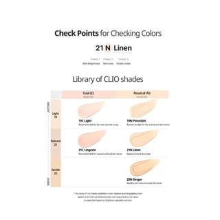 CLIO KILL COVER FOUNWEAR CUSHION THE ORIGINAL SPF50+ PA+++ : คลีโอคุชชั่นสูตรแมตต์+รีฟิล