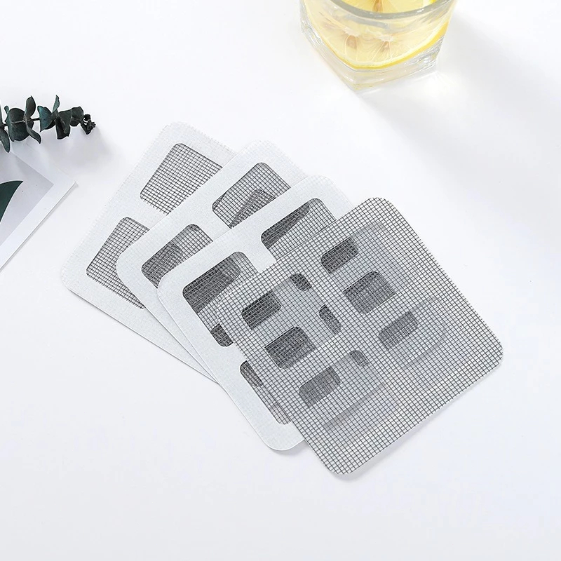 แผ่นแปะท่อระบายน้ำ รุ่นไฟเบอร์กลาสตาข่าย สติ๊กเกอร์ตาข่าย สติกเกอร์กรองท่อระบายน้ํา - รูปที่ 2