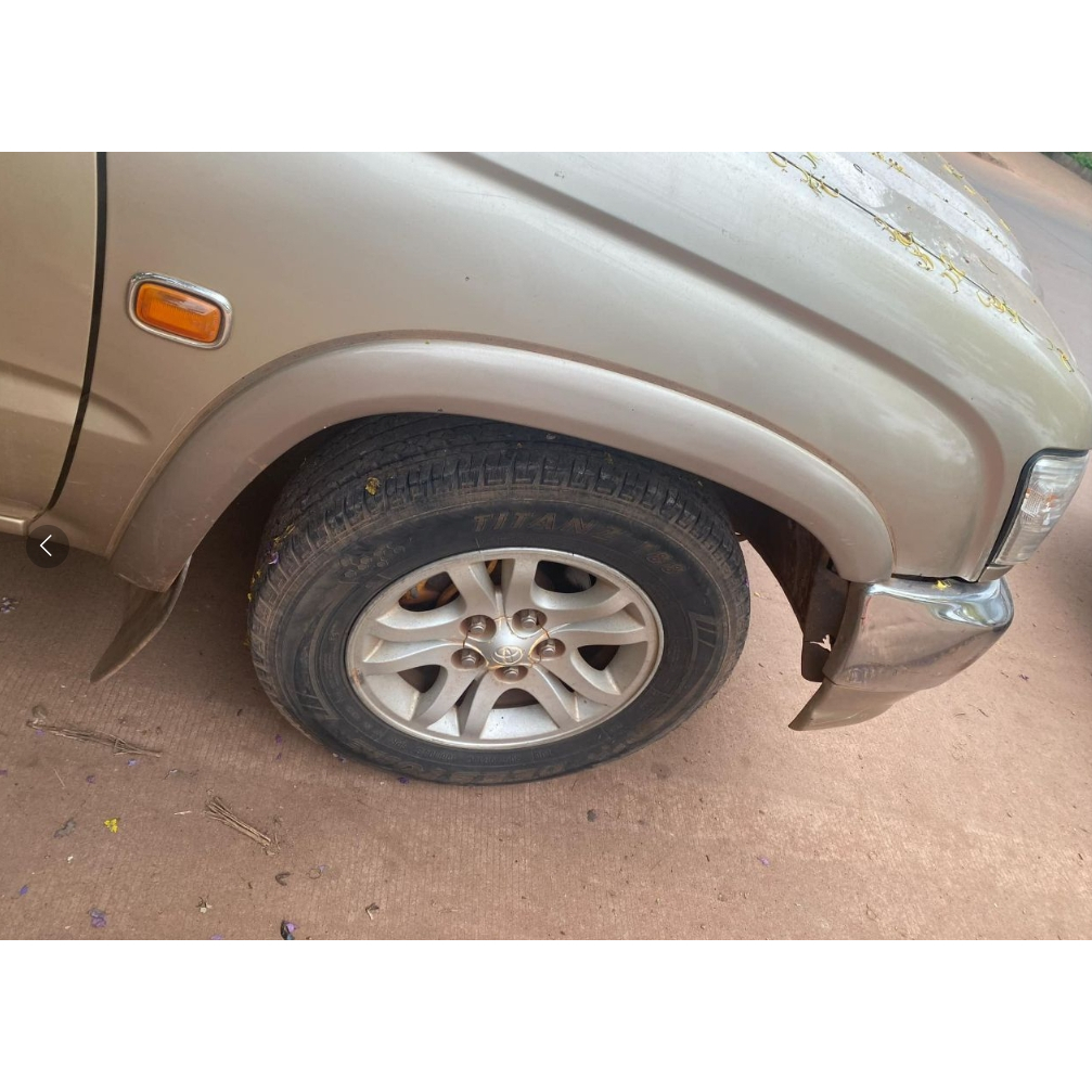 คิ้วล้อ TOYOTA TIGER D4D ไทเกอร์ 1998 2001 4ประตู กลางแบน 3นิ้ว ครบชุด 6 ชิ้น *งานไทยสั่ง 7 วัน*