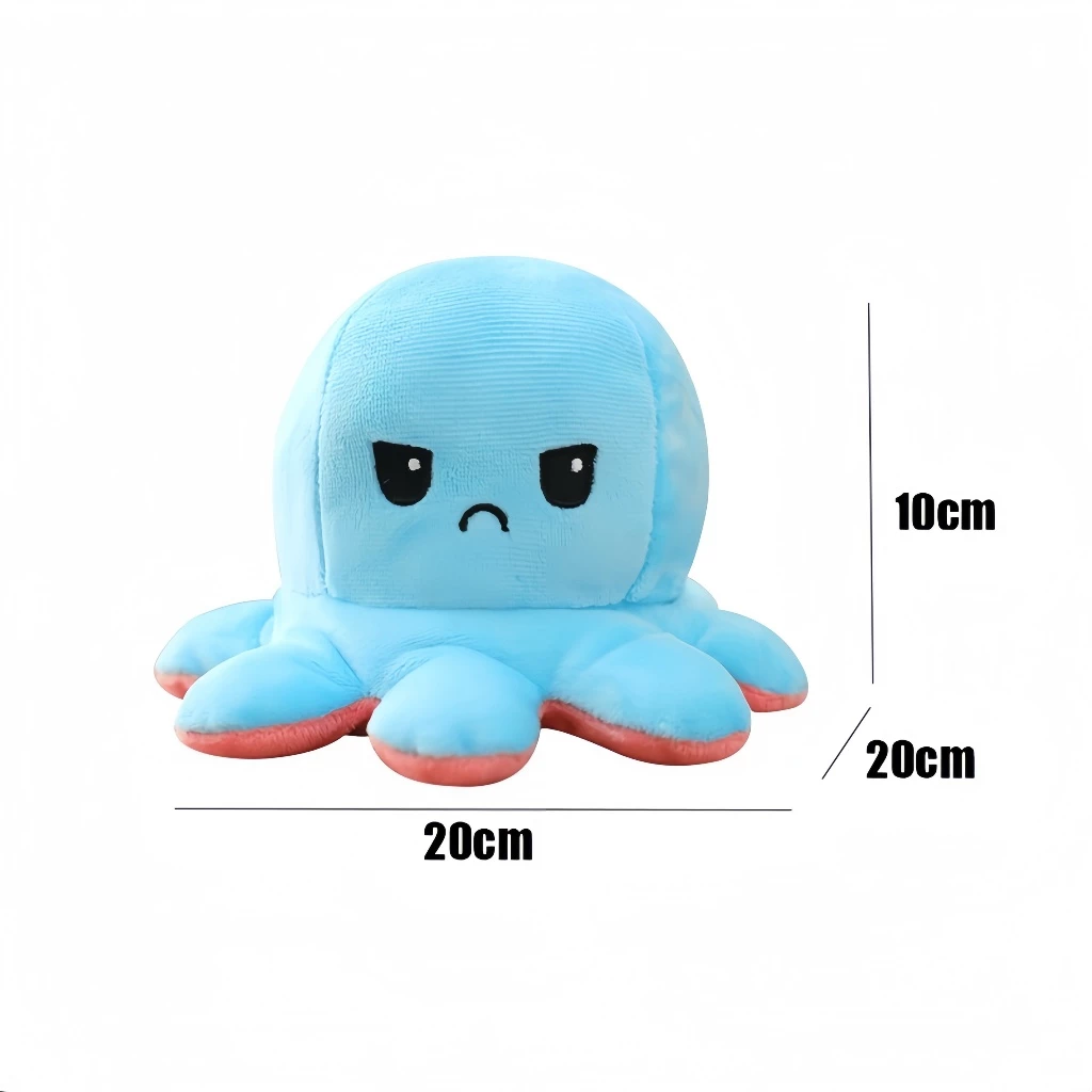 ตุ๊กตาปลาหมึกพลิกด้านได้ 20cm Reversible Octopus thumbnail 10