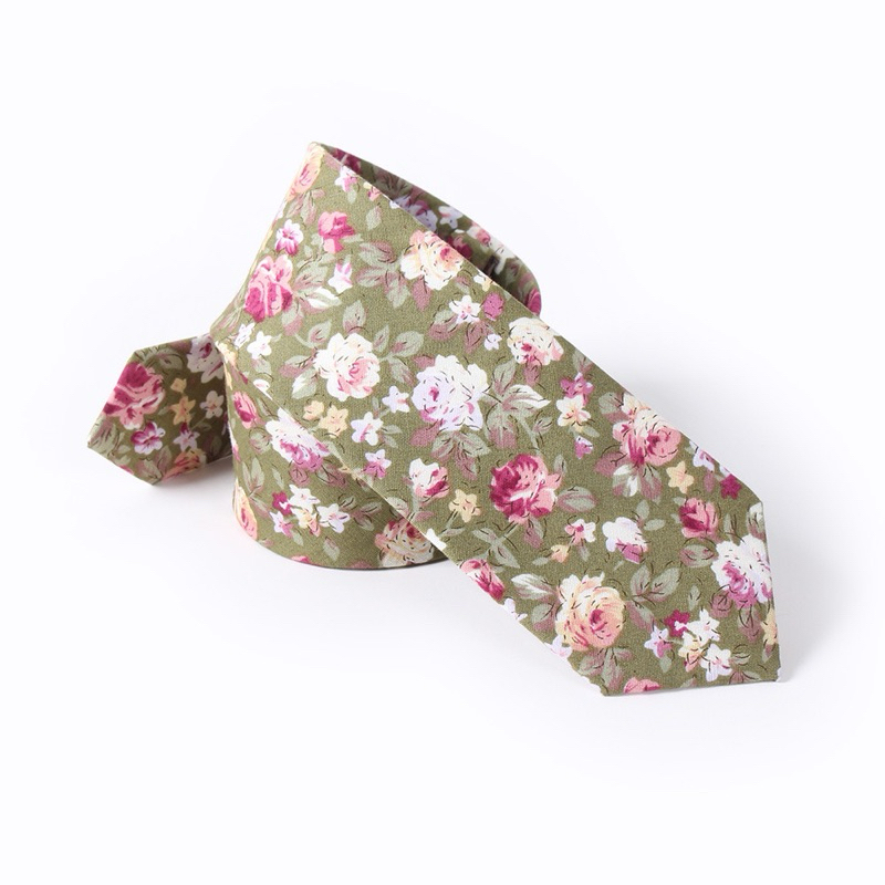 🌷☀️ พร้อมส่ง ส่งเร็ว 1-2 วันถึง 🎀 เนคไทลายดอกไม้ (necktie) เนคไทวินเทจ