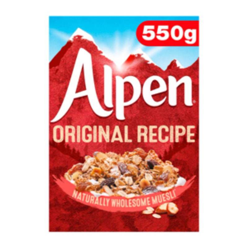 Alpen no added sugar muesli recipe 560g มูสลีไม่เติมน้ำตาล/Alpen Original Recepie Muesli 500g