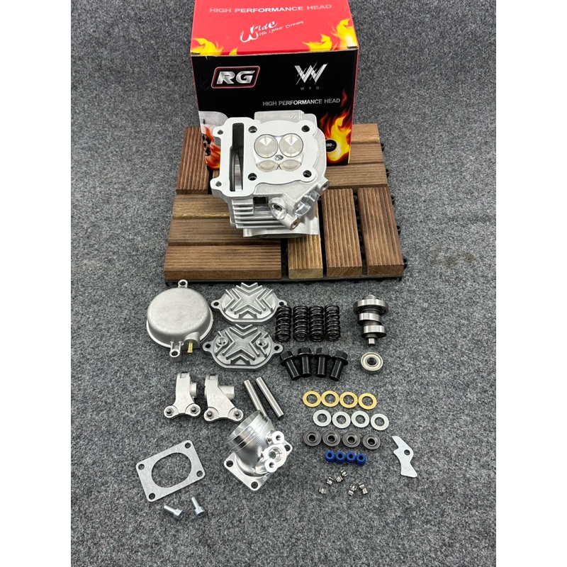 ฝาสูบmio/4วาวขนาดวาว27-24มิลใส่ลูก67ขึ้นพร้อมอุปกรณ์ในฝาพร้อมคอหรีดฝาสูบยังไม่เซ็ทหลังวาว