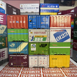 [พร้อมส่งในไทย] กล่องเหล็กใส่ของ ตู้คอนเทนเนอร์จิ๋ว โมเดลตู้คอนเทนเนอร์ ฐานวางตู้คอนเทนเนอร์จิ๋ว