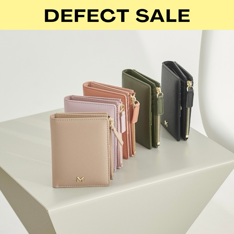 💛DEFECT SALE 💛 กระเป๋าสตางค์ใบสั้น ลอตตำหนิรุ่น TOBY