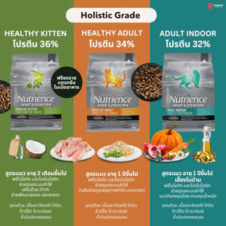 🔥5kg🔥อาหารแมว Nutrience สูตรแมวโต ครบทุกสูตร Infusion และ Sub ZERO สำหรับ แมวกินยาก Made in Canada