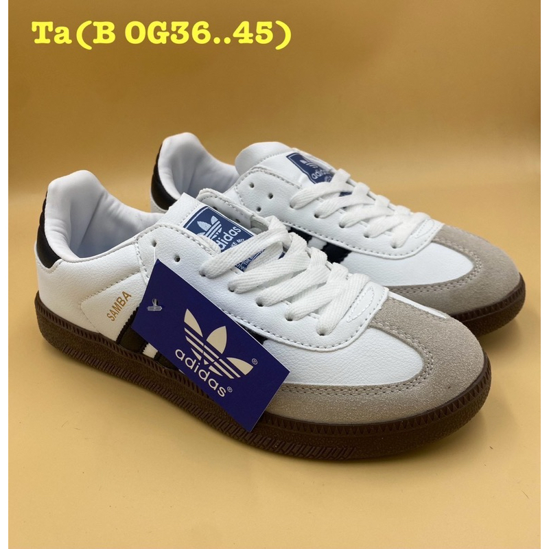 🛒🚩รองเท้าผ้าใบ A Samba (งาน B) (ต้องเผื่อ1ไซส์ค่ะ)ใส่ได้ทั้งผู้ชายแล้วก็ผู้หญิง