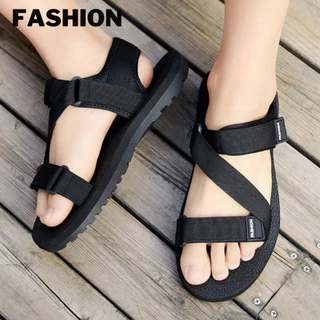 FASHION รองเท้าแตะผู้ชาย แฟชั่น สไตล์ชายหาด ไซส์ 38-45 รองเท้ารีดส้น