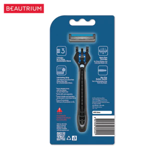 DORCO System Razor Cross 3blades with 3cartridges มีดโกน 1pcs